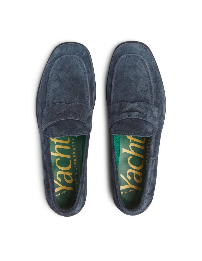 rinascente Fratelli Rossetti Mocassino suede yacht - blu