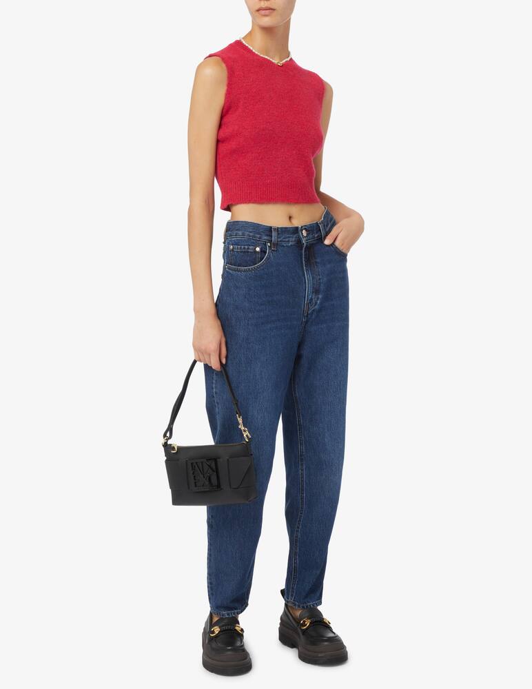 Rinascente Collection Pink Label Gilet crop rasato - immagine 2 Rinascente Collection Pink Label Gilet crop rasato - immagine 2