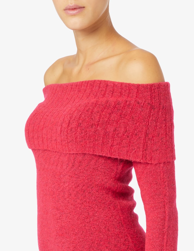 rinascente Rinascente Collection Pink Label Off-shoulder mini dress