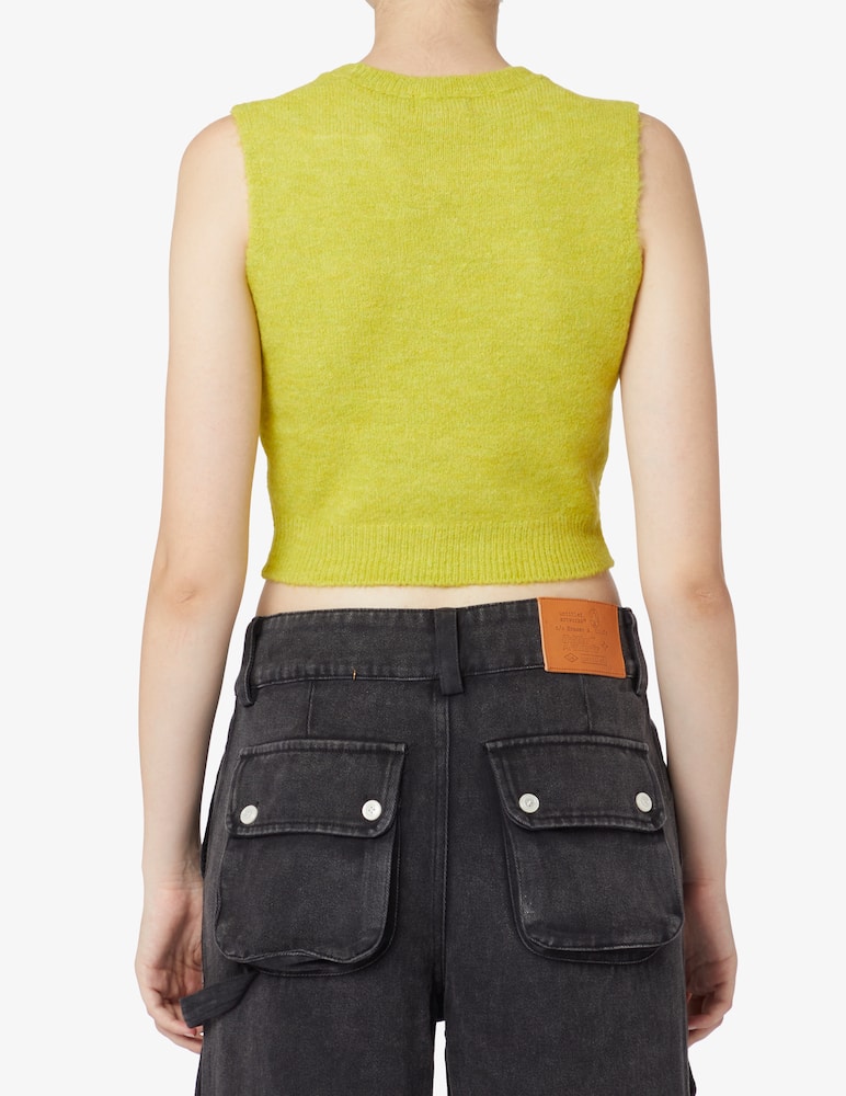 rinascente Rinascente Collection Pink Label Cropped sleeveless top