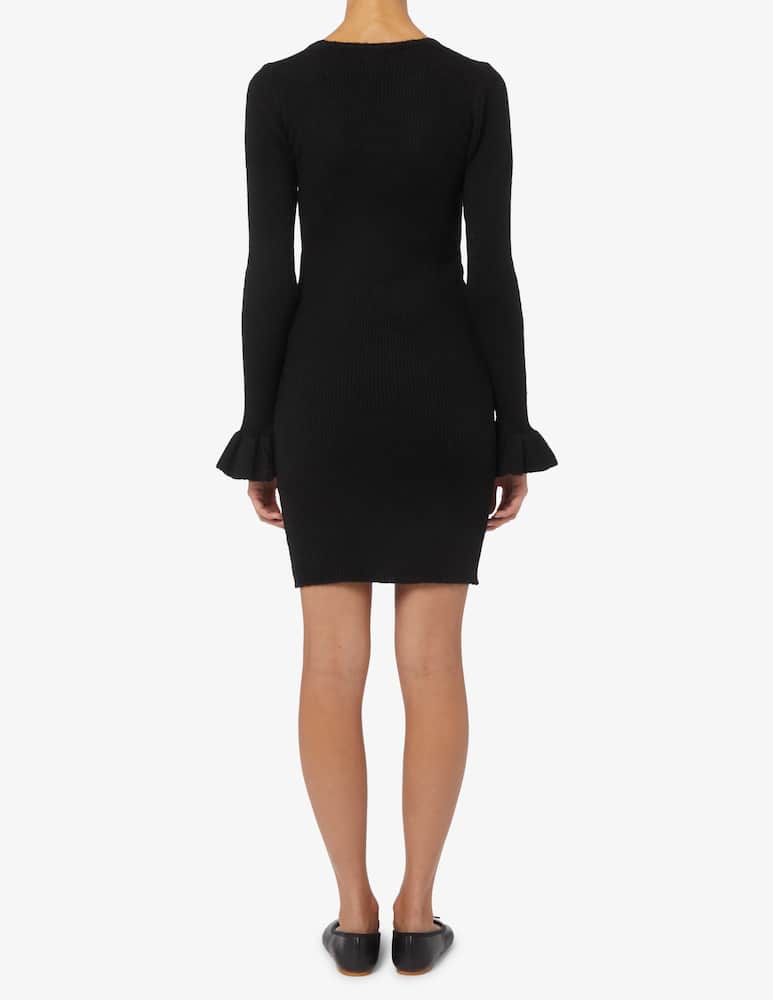 rinascente Rinascente Collection Pink Label V-neck ruffle dress