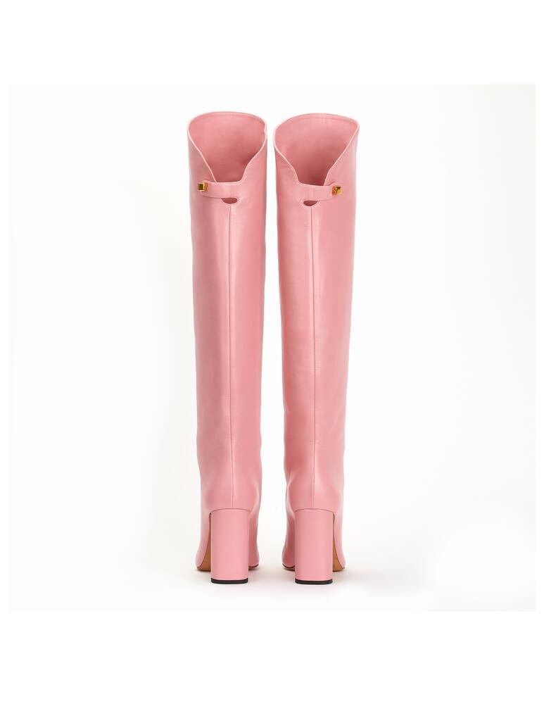 rinascente Maison Skorpios Stivali al ginocchio in pelle Adriana - rosa
