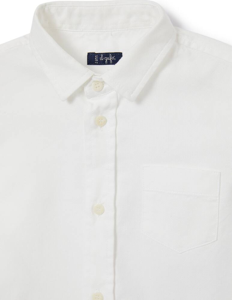 rinascente Il Gufo White cotton shirt