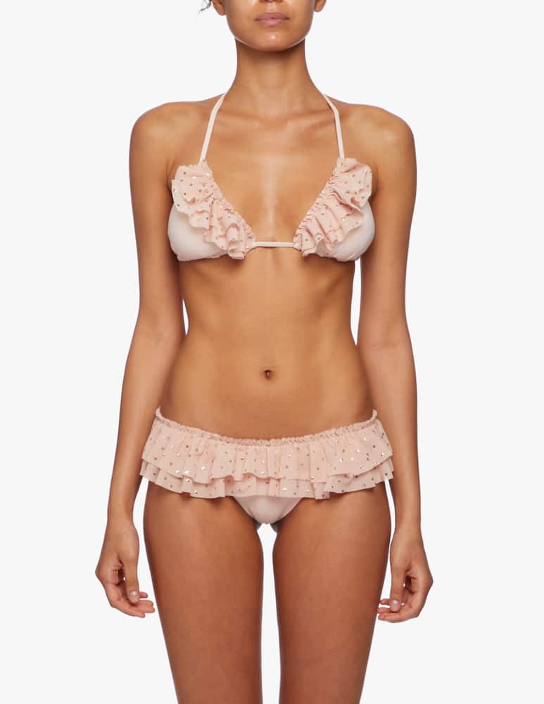 rinascente Fisico Brazilian bikini bottom with ruffles