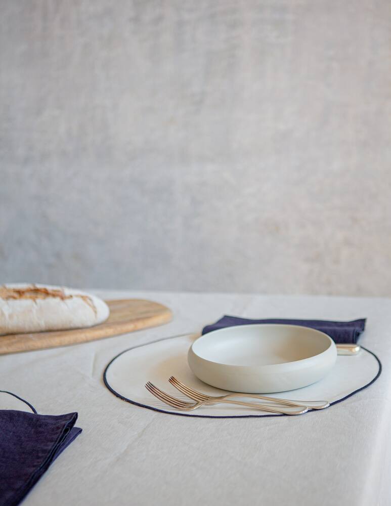 rinascente Once Milano Tovagliette Rotonde  Set 2 Pz - Blu