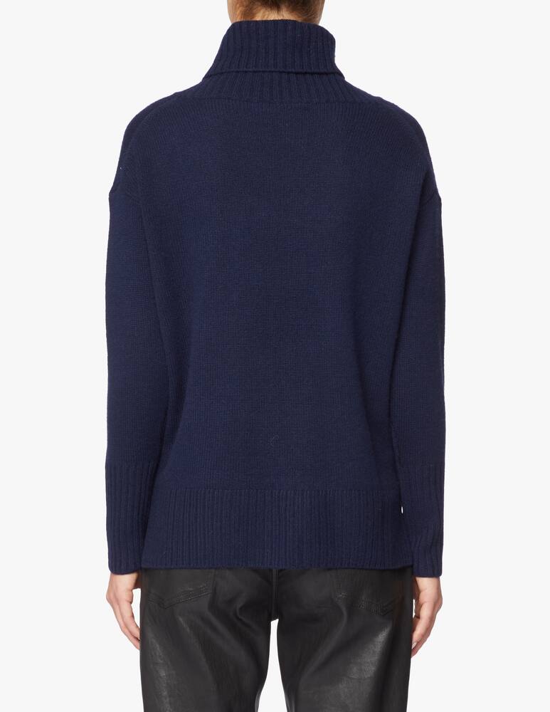 rinascente Pure Cashmere Ribbed sweater with wide neck