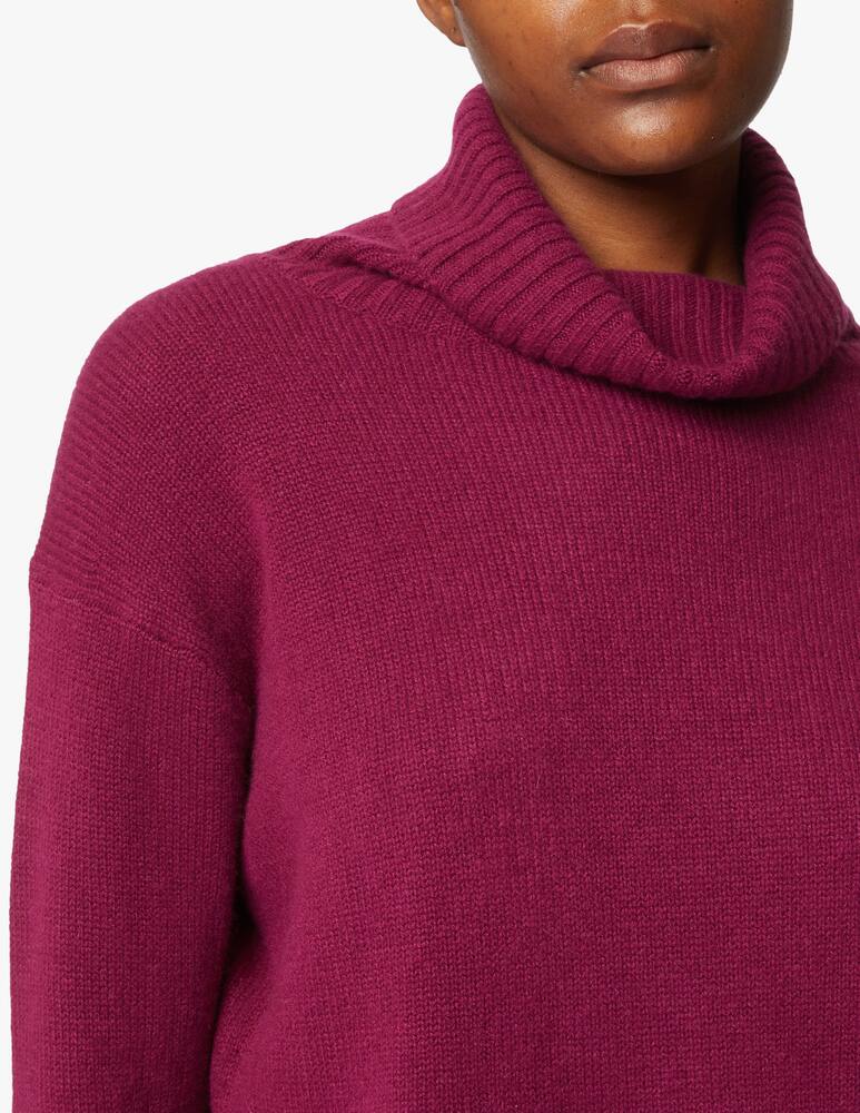 rinascente Pure Cashmere Ribbed sweater with wide neck