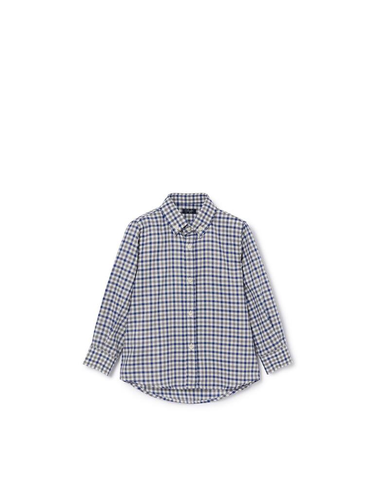 Il Gufo Checked cotton shirt - picture 1