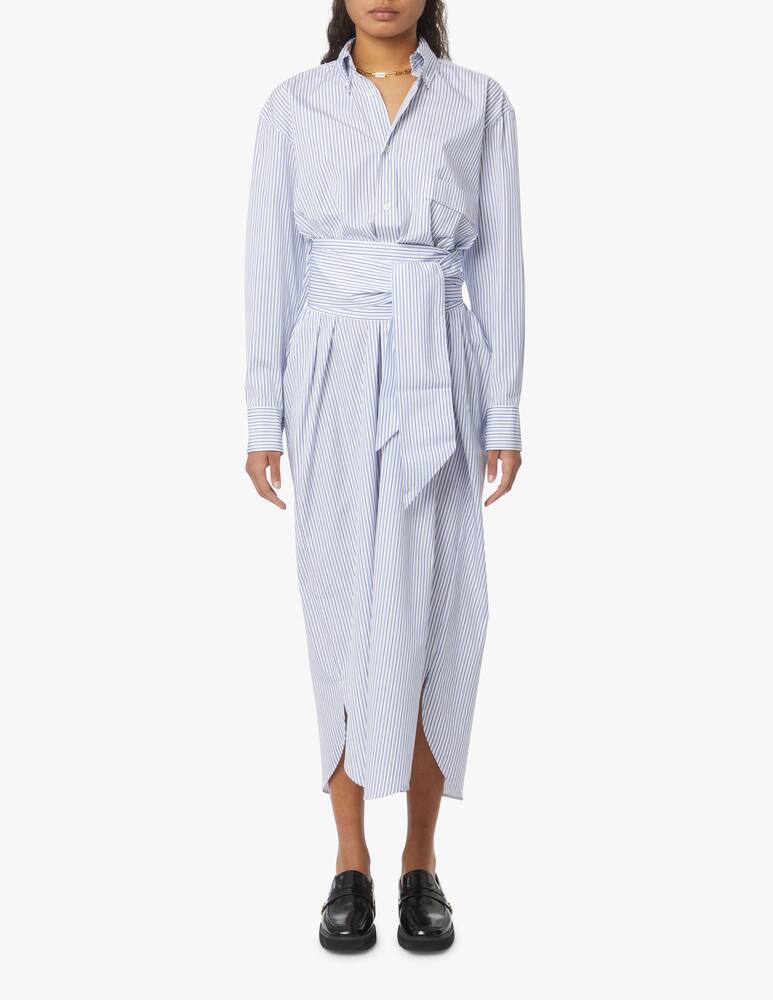 rinascente Plan C Abito chemisier maxi - azzurro