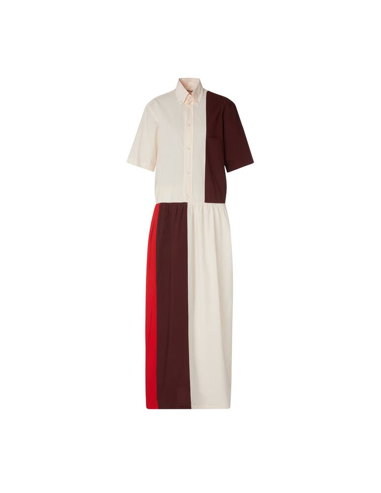 rinascente Plan C Vestito in cotone lungo - beige