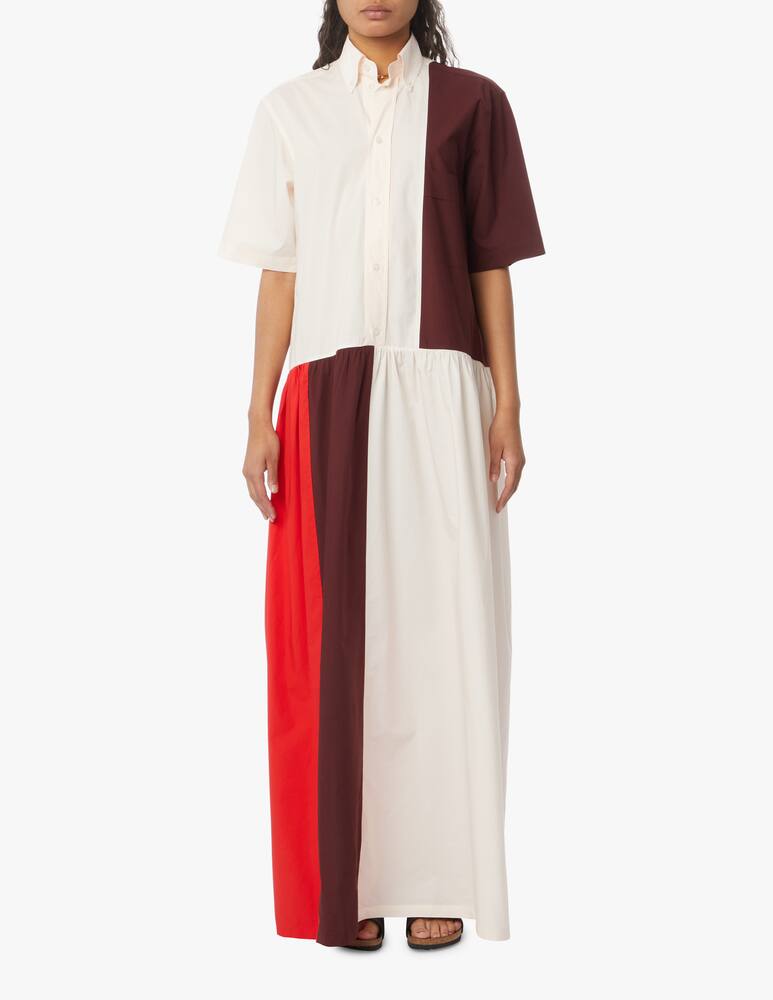 rinascente Plan C Vestito in cotone lungo - beige