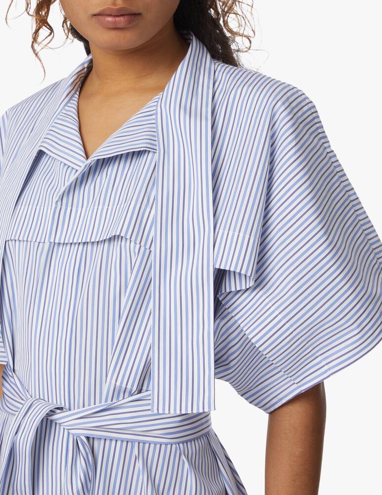 rinascente Plan C Floral dress - light blue