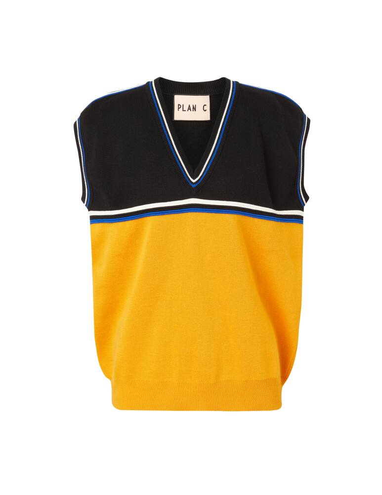 rinascente Plan C Sleeveless cotton top - Orange