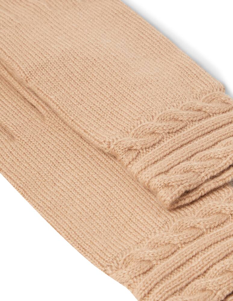 rinascente Pure Cashmere Guanti corti con trecce polso