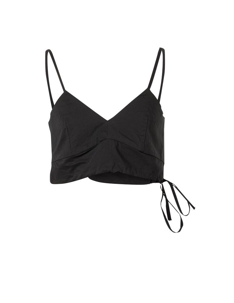 rinascente Plan C Crop top senza maniche - nero