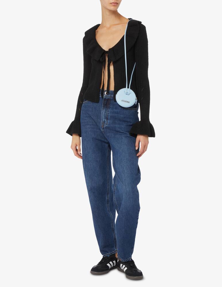 rinascente Rinascente Collection Pink Label Perforated rouches cardigan