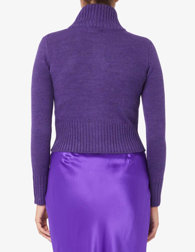 rinascente Rinascente Collection Pink Label Ribbed zip cardigan