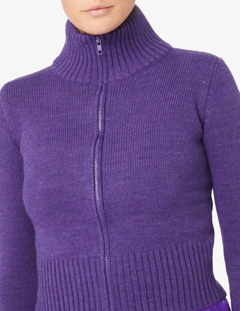 rinascente Rinascente Collection Pink Label Ribbed zip cardigan