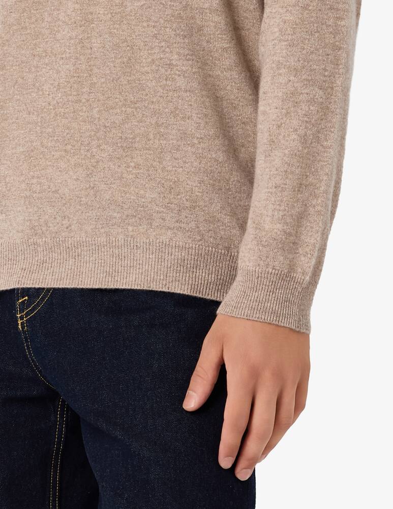rinascente Pure Cashmere Dolcevita mezza zip 100% cashmere
