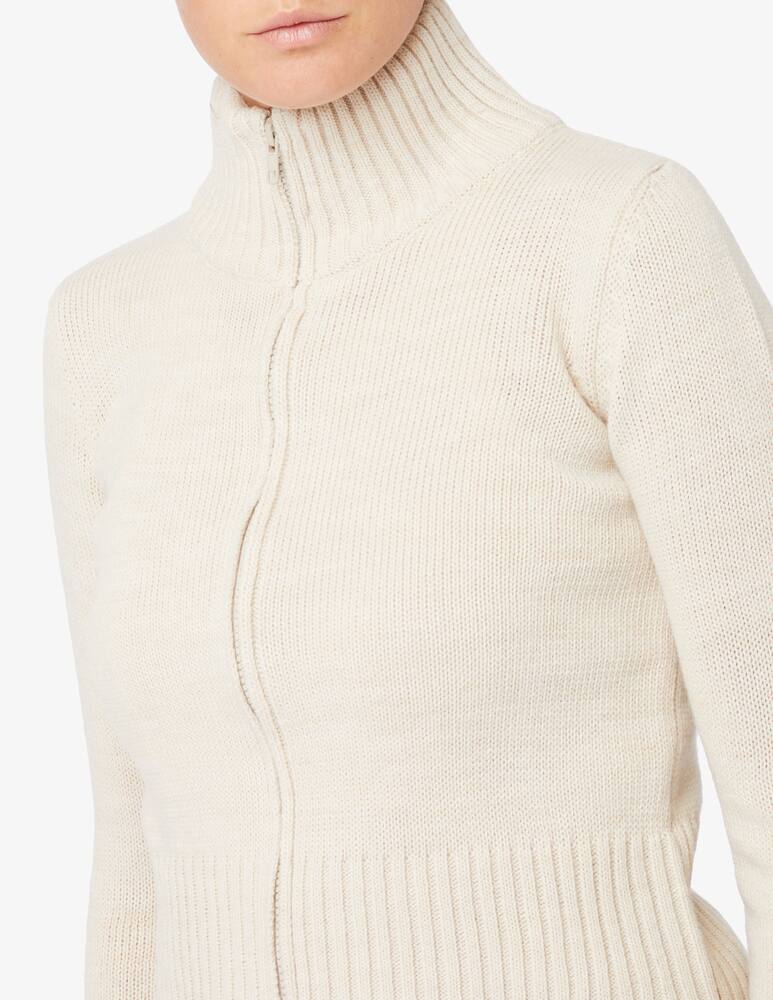 rinascente Rinascente Collection Pink Label Ribbed zip cardigan