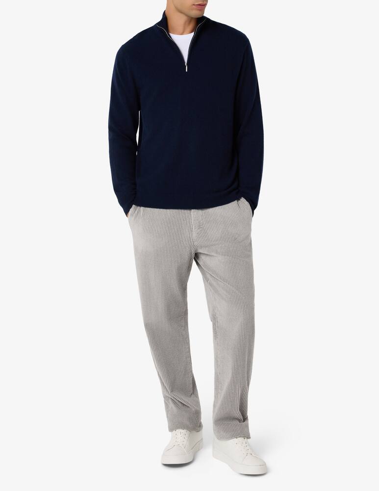 rinascente Pure Cashmere Dolcevita mezza zip 100% cashmere