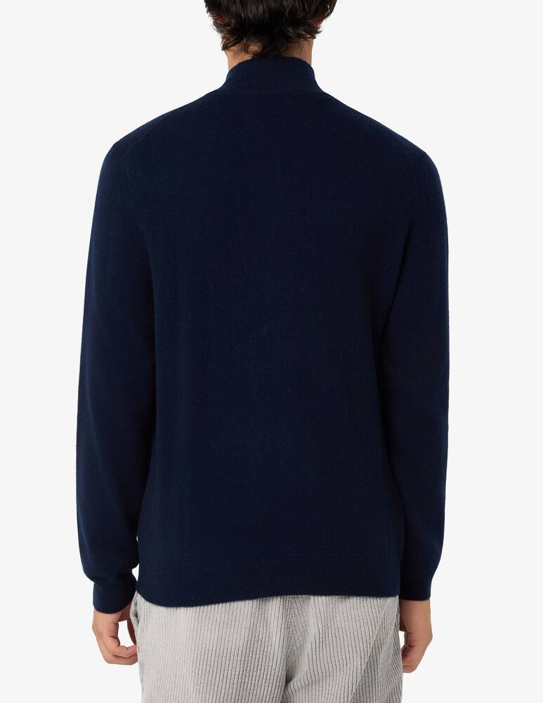 rinascente Pure Cashmere Dolcevita mezza zip 100% cashmere