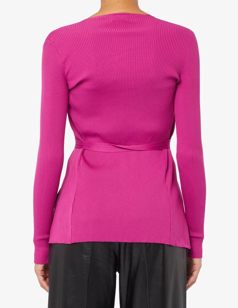 rinascente Rinascente Collection Pink Label Long ribbed cardigan