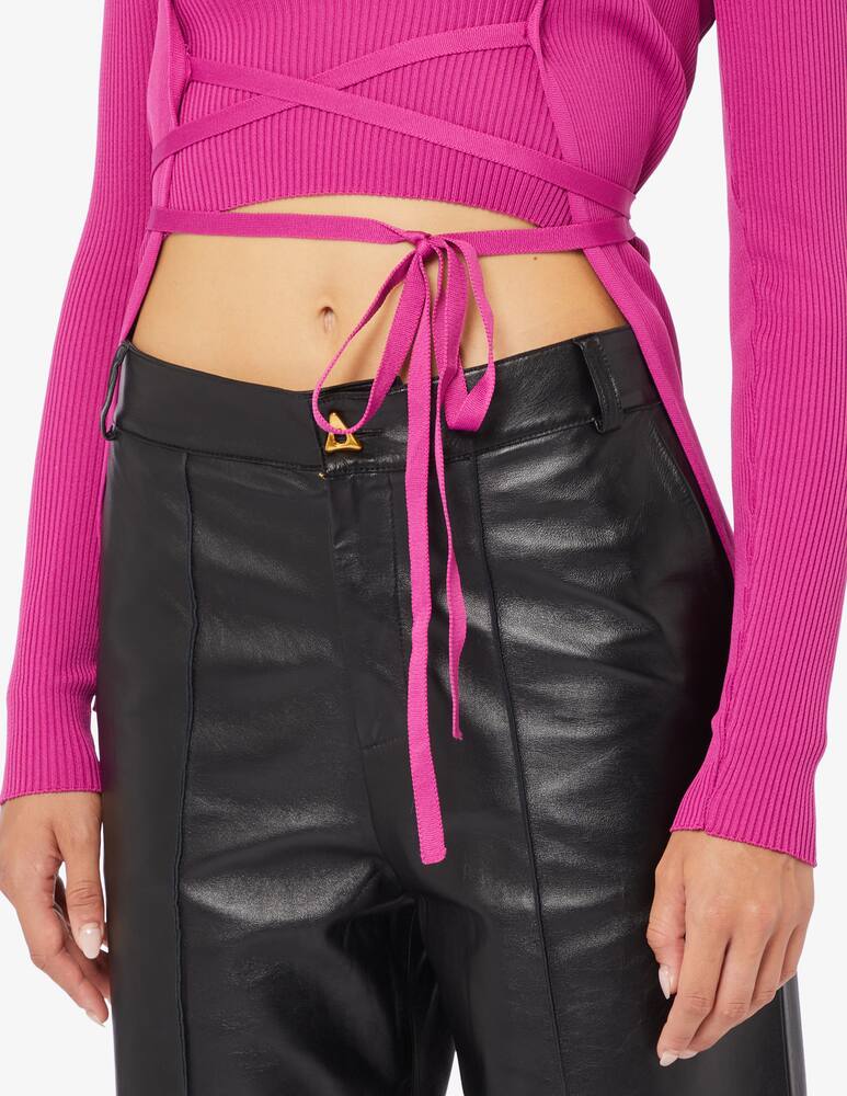 rinascente Rinascente Collection Pink Label Long ribbed cardigan