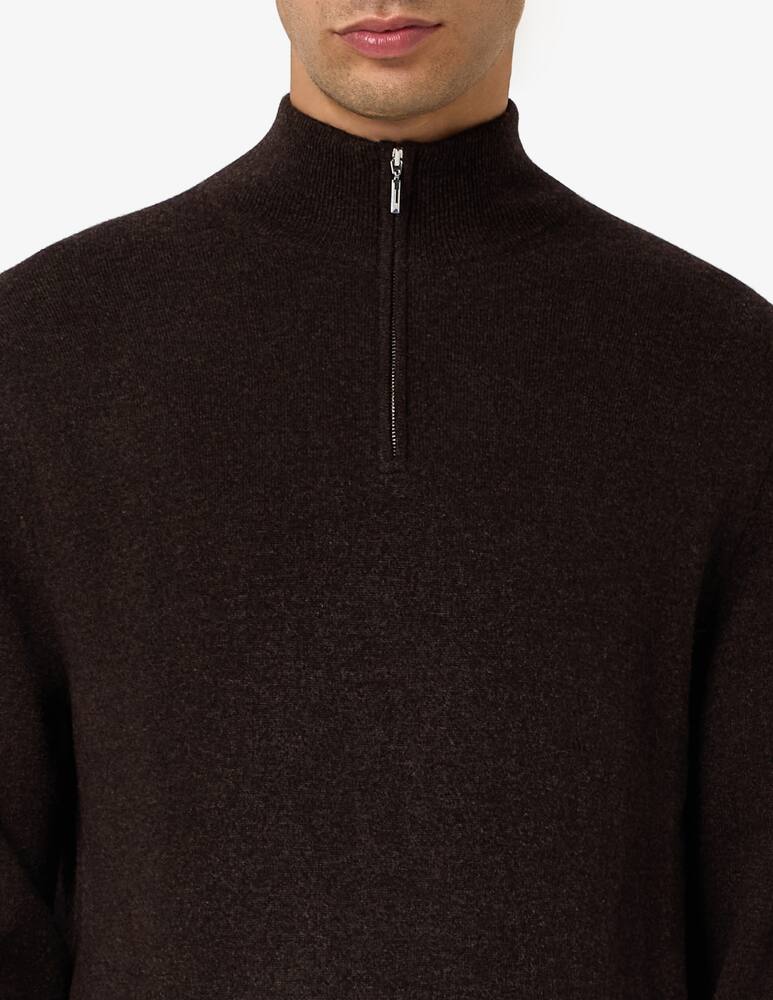 rinascente Pure Cashmere Maglia mezza zip 100% cachemire