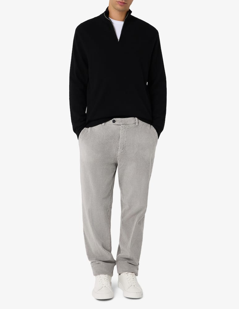 rinascente Pure Cashmere Dolcevita mezza zip 100% cashmere