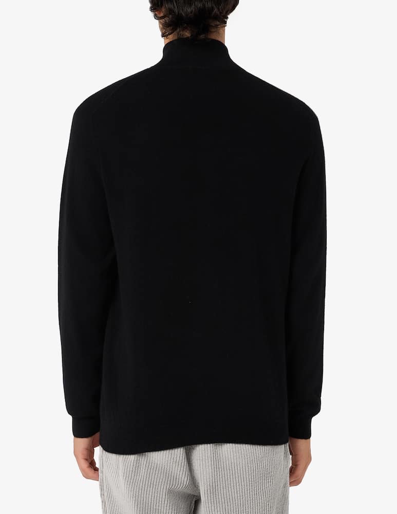 rinascente Pure Cashmere Dolcevita mezza zip 100% cashmere