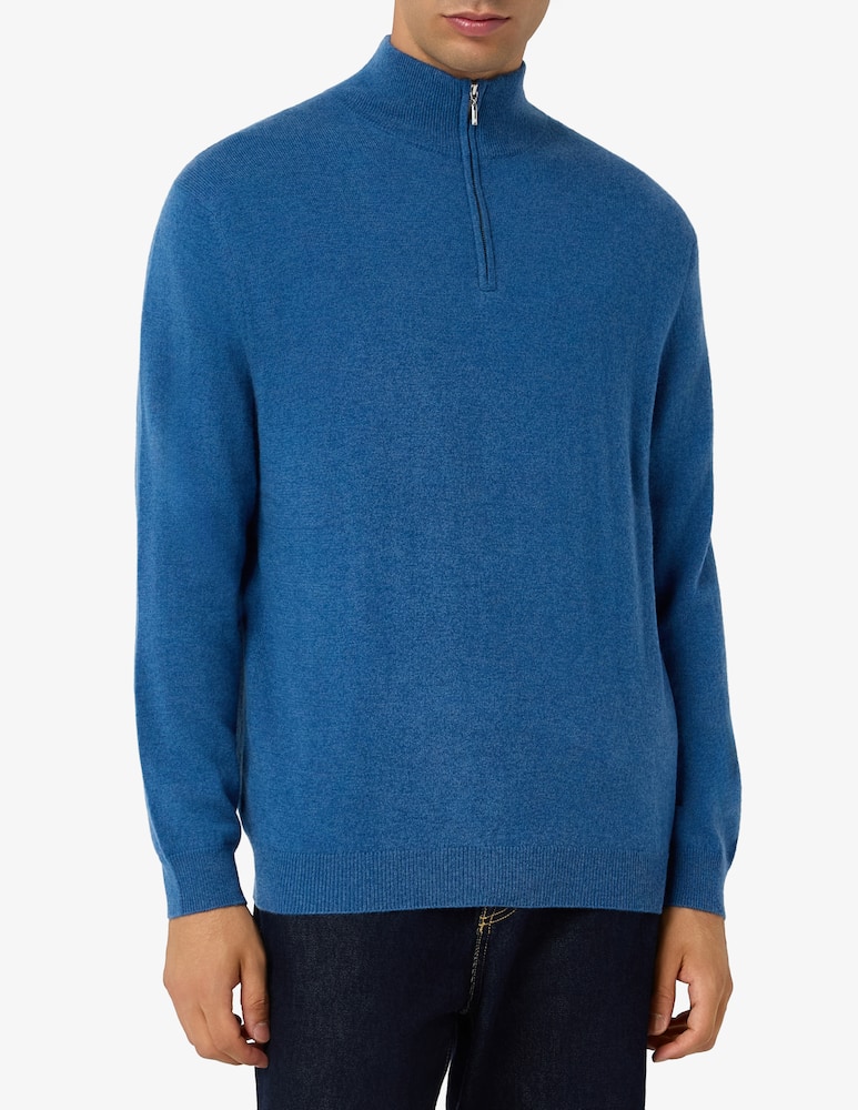 rinascente Pure Cashmere Ws cashmere half zip