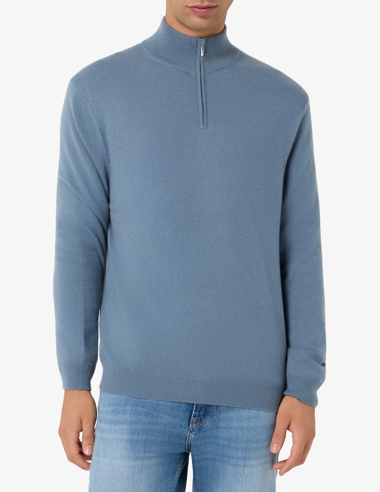 rinascente Pure Cashmere Cashmere half zip jumper