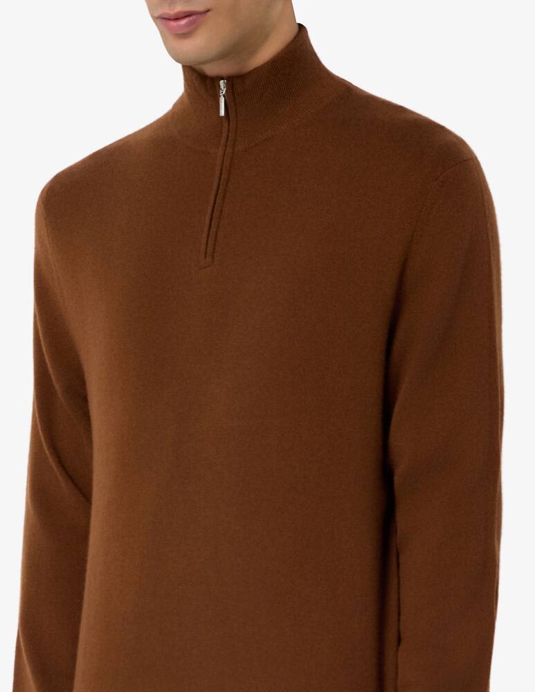 rinascente Pure Cashmere Maglia mezza zip 100% cachemire