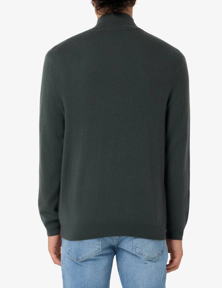 rinascente Pure Cashmere Dolcevita mezza zip 100% cachemire