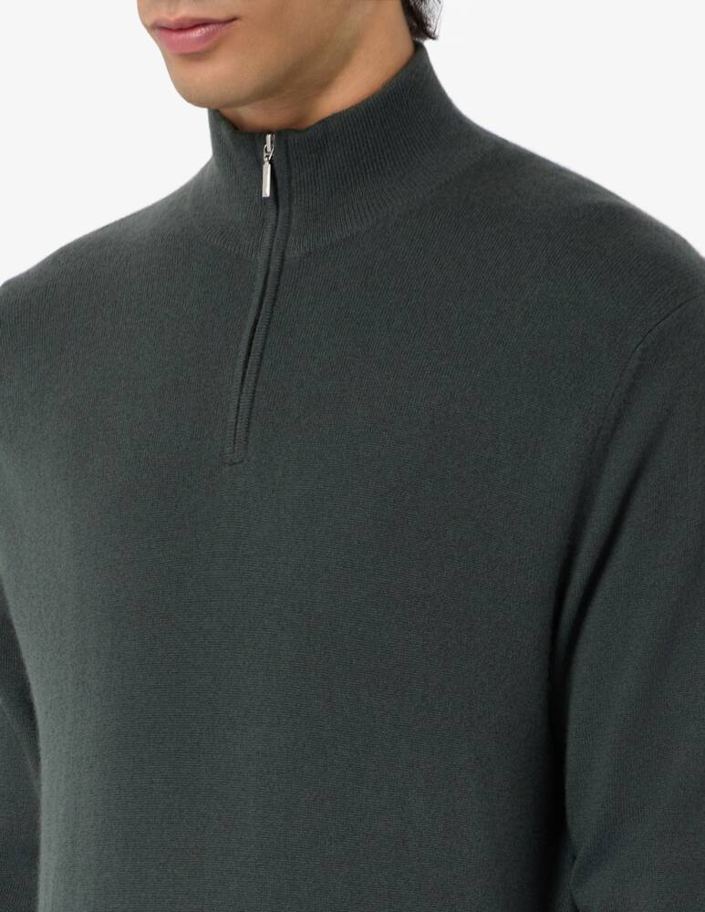 rinascente Pure Cashmere Dolcevita mezza zip 100% cachemire