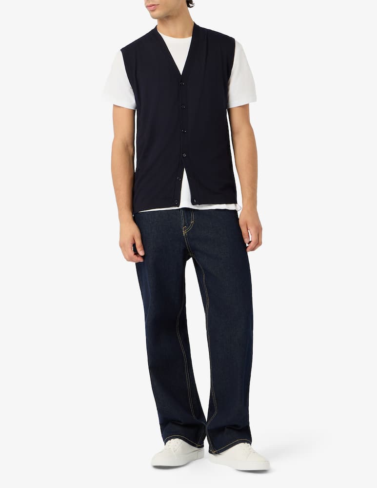 rinascente Rinascente Collection Gilet con bottoni in lana merino extra fine