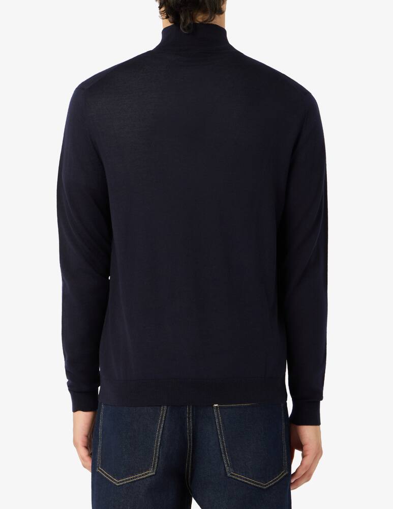 rinascente Rinascente Collection Pullover mezza zip in lana merino extra fine