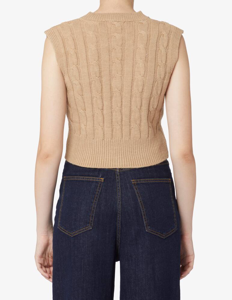 rinascente Rinascente Collection Pink Label Ribbed V-neck vest