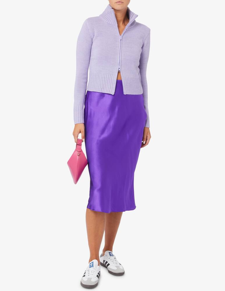 rinascente Rinascente Collection Pink Label Ribbed zip cardigan