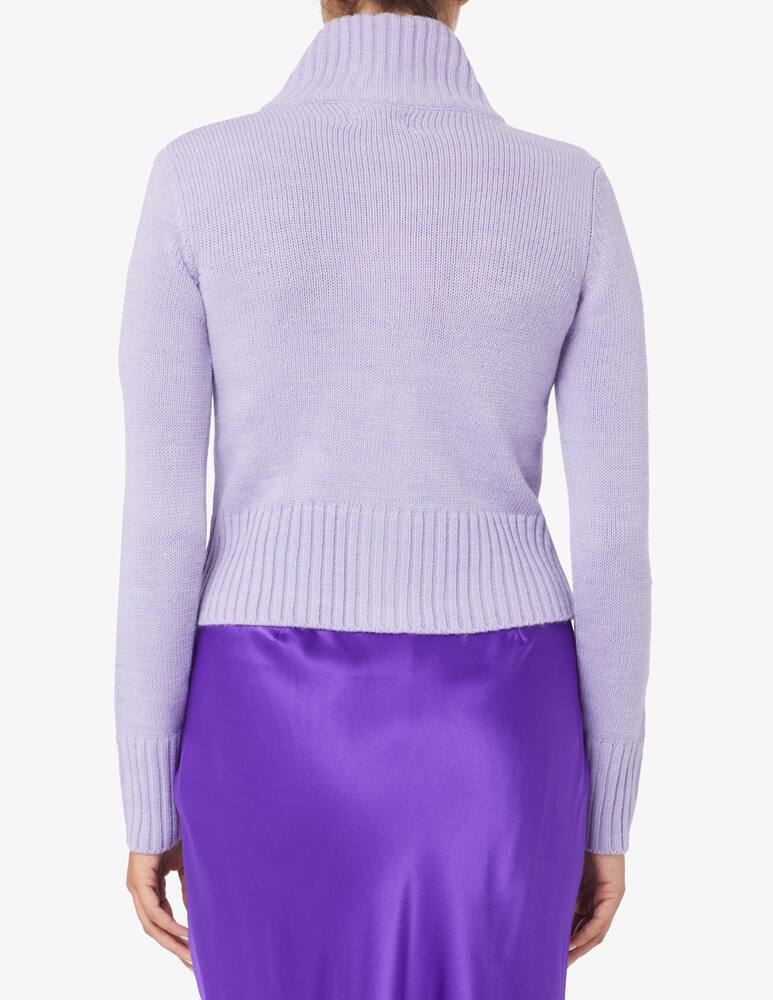 rinascente Rinascente Collection Pink Label Ribbed zip cardigan