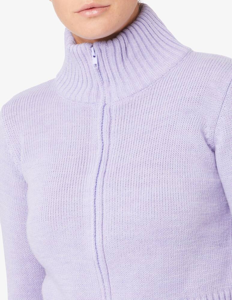 rinascente Rinascente Collection Pink Label Ribbed zip cardigan