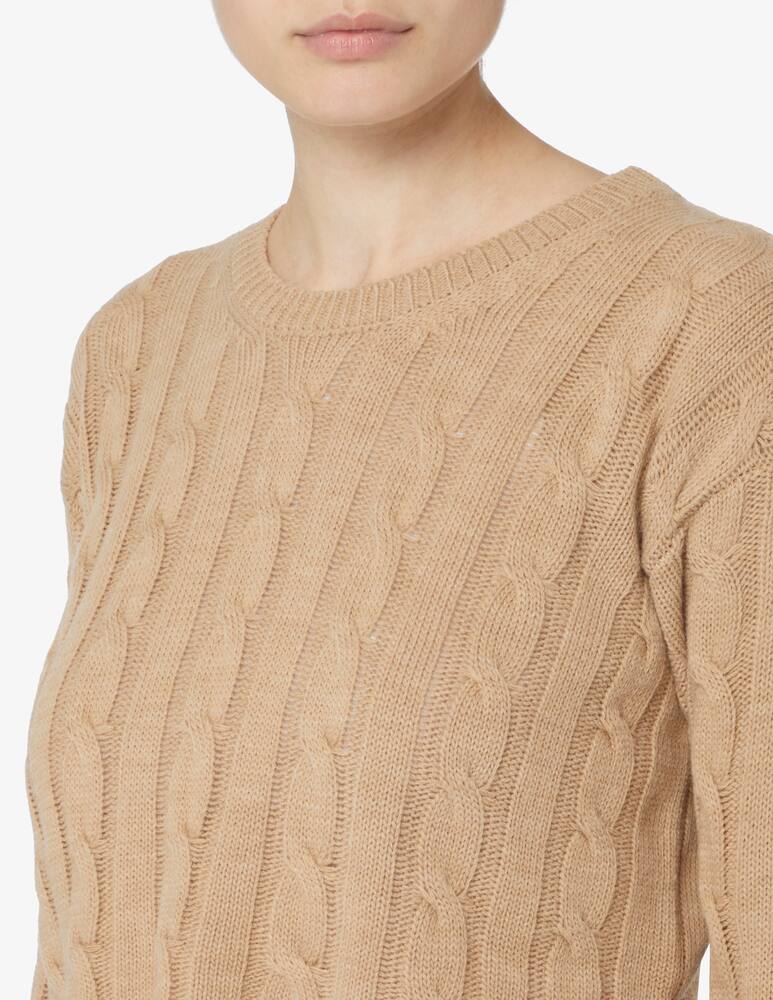 rinascente Rinascente Collection Pink Label Short braided sweater