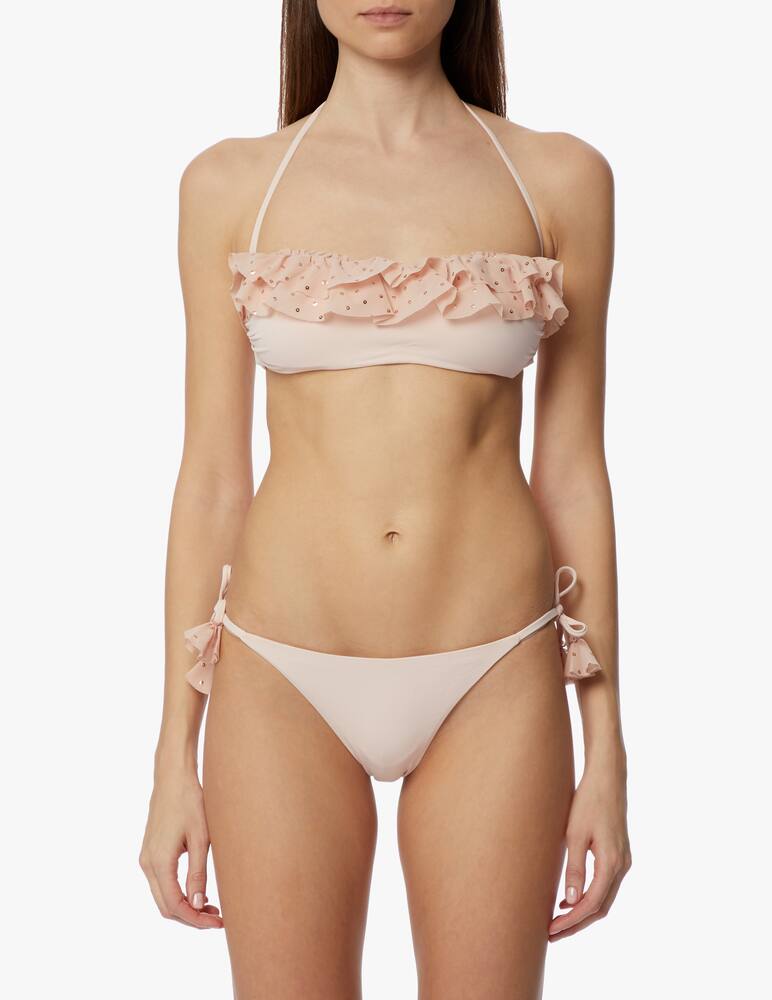 rinascente Fisico Ruffles banded bikini top