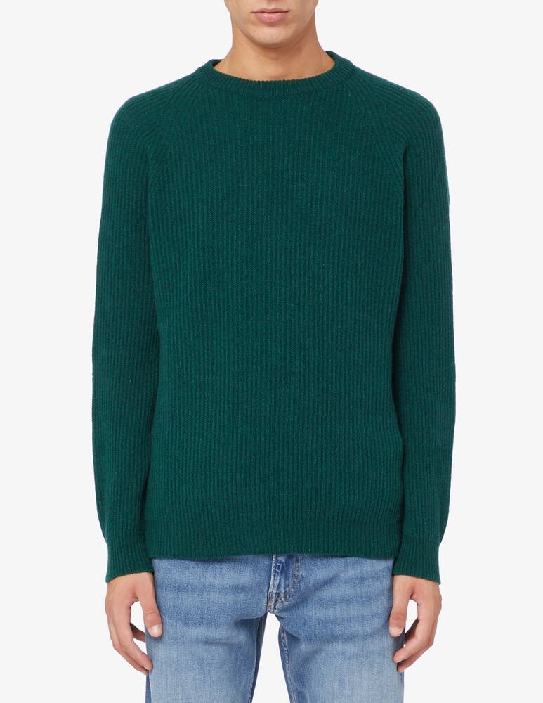 Scaglione English ribbed cachemere crewneck jumper - picture 1 Scaglione English ribbed cachemere crewneck jumper - picture 1