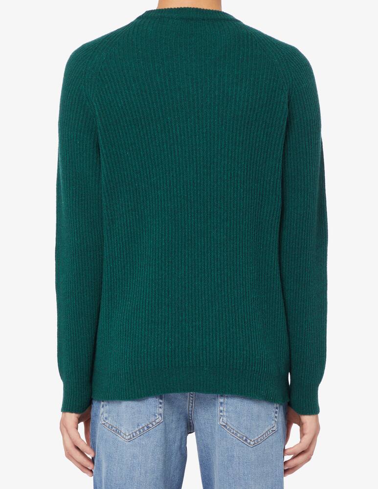Scaglione English ribbed cachemere crewneck jumper - picture 3 Scaglione English ribbed cachemere crewneck jumper - picture 3