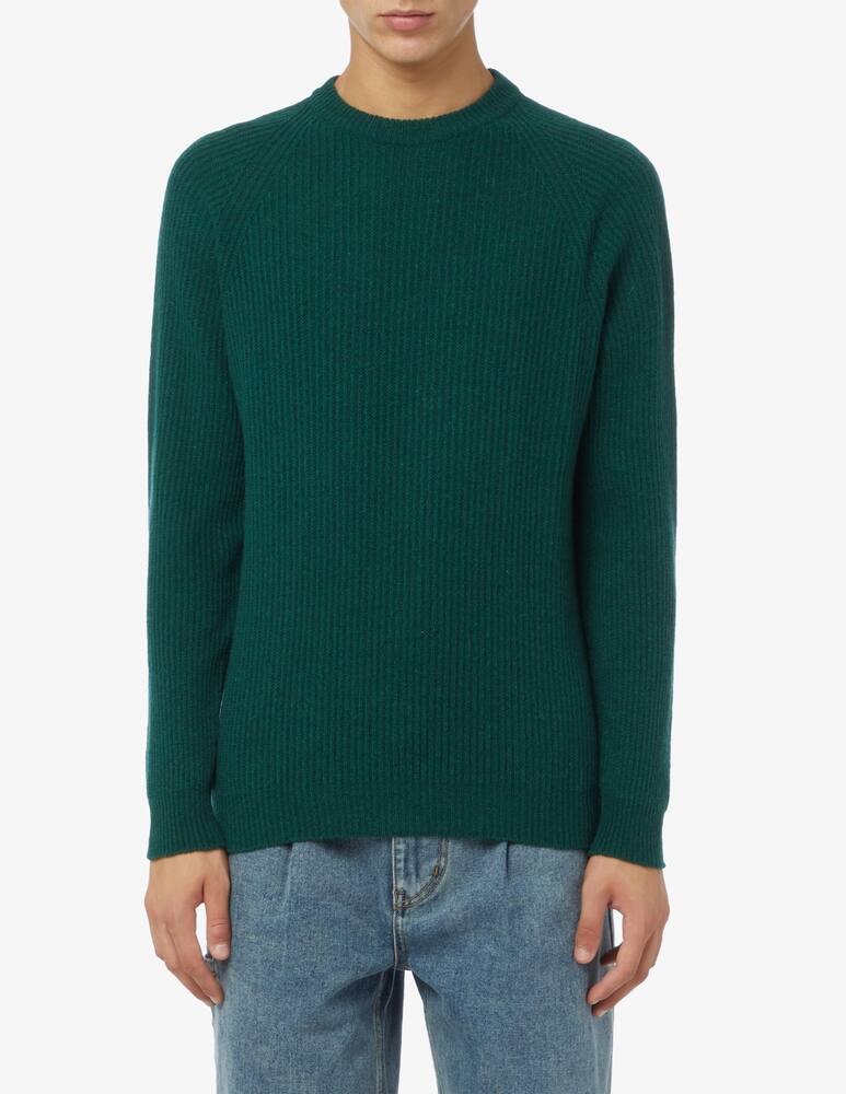 Scaglione English ribbed cachemere crewneck jumper - picture 5 Scaglione English ribbed cachemere crewneck jumper - picture 5