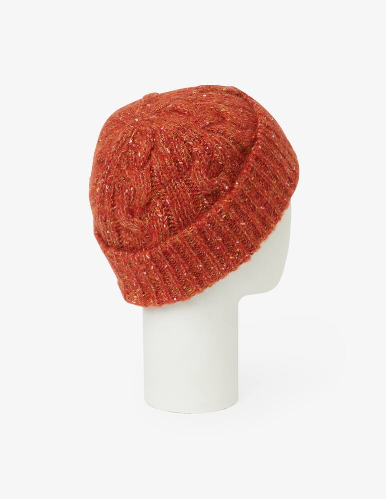 Scaglione Cappello beanie treccia alpaca merino - immagine 3 Scaglione Cappello beanie treccia alpaca merino - immagine 3