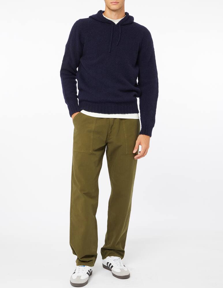 rinascente Scaglione Puffed cashmere hooded top