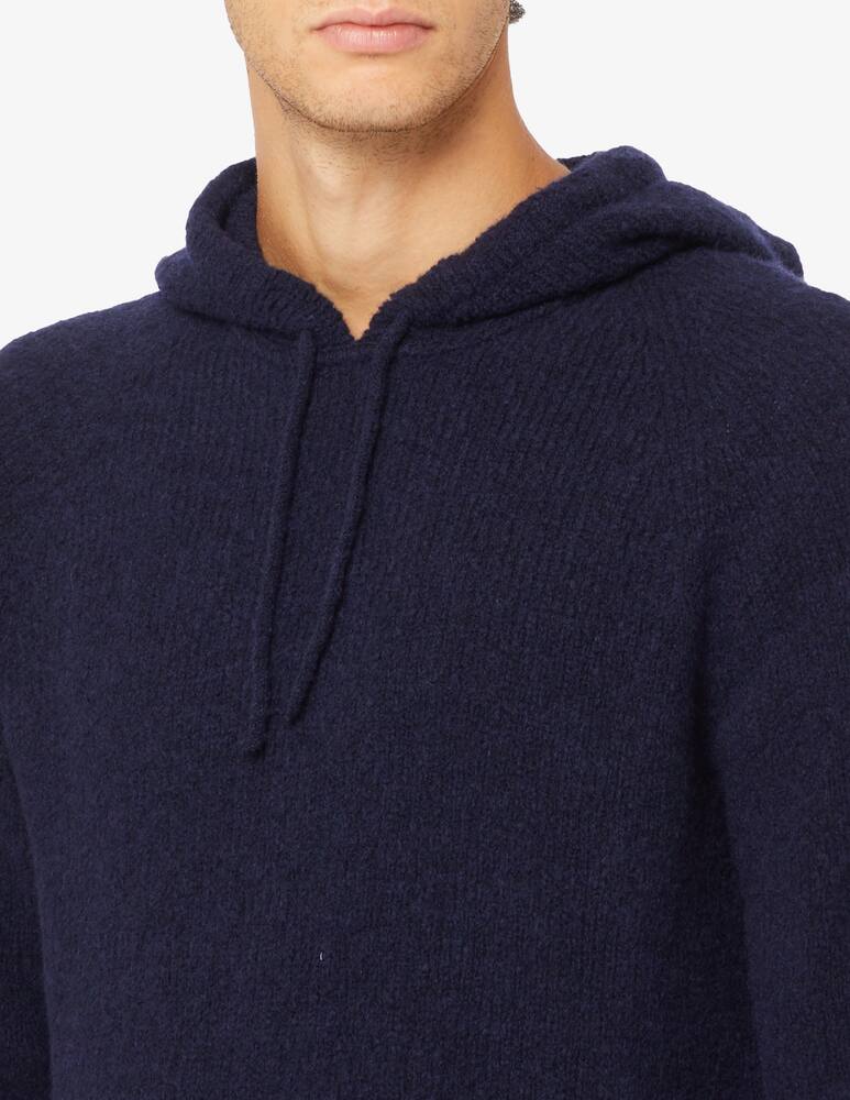 rinascente Scaglione Puffed cashmere hooded top